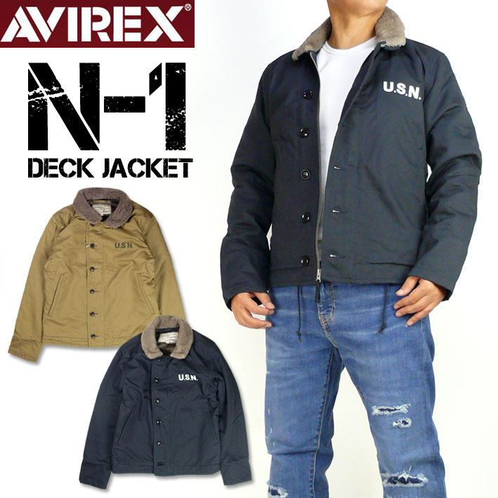 AVIREX アビレックス N-1 デッキジャケット N-1 DECK JACKET PLANE メンズ ミリタリージャケット 6182174