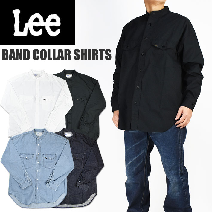 Lee [ BAND COLLAR SHIRTS ohJ[Vc Vc Y LM8494