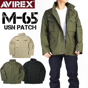 AVIREX アビレックス M-65 USN PATCH M65 フィールドジャケット FIELD JACKET ミリタリージャケット 春 夏 秋 軽アウター メンズ 6122099