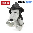 EDWIN エドウィン スヌーピー コラボ デニム ぬいぐるみ ビーグル スカウト SNOOPY PEANUTS ピーナッツ メンズ レディース ユニセックス ...