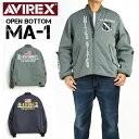 セール！ AVIREX アビレックス オープンボトム MA-1 X-15 OPEN BOTTOM MA-1 ミリタリー MA1 フライトジャケット メンズ 6122139 783225..