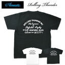 ACOUSTIC アコースティック 半袖Tシャツ ROLLING THUNDER ハーフスリーブ メンズ レディース ユニセックス AC23205