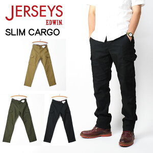 EDWIN ɥ 㡼   ѥ JERSEYS CHINO SLIM CARGO ȥåѥ ߥ꥿꡼  JMC732