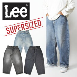 リー Lee リー SUPERSIZED ストレートデニムパンツ ワイドパンツ ルーズ ジーンズ メンズ レディース ユニセックス 日本製 LM4680