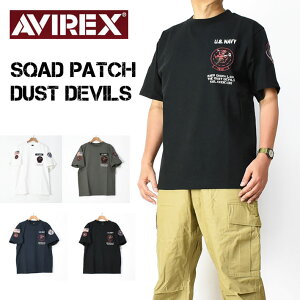 AVIREX ӥå ȾµT SQAD PATCH DUST DEVILS ߥ꥿꡼T  7833134046