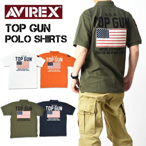 롪 AVIREX ӥå Ⱦµݥ TOP GUN FLAG ȥåץ եå ߥ꥿꡼  783-3136003