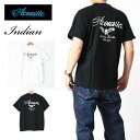 ACOUSTIC アコースティック 半袖Tシャツ INDIAN ハーフスリーブ メンズ レディース ユニセックス AC23208