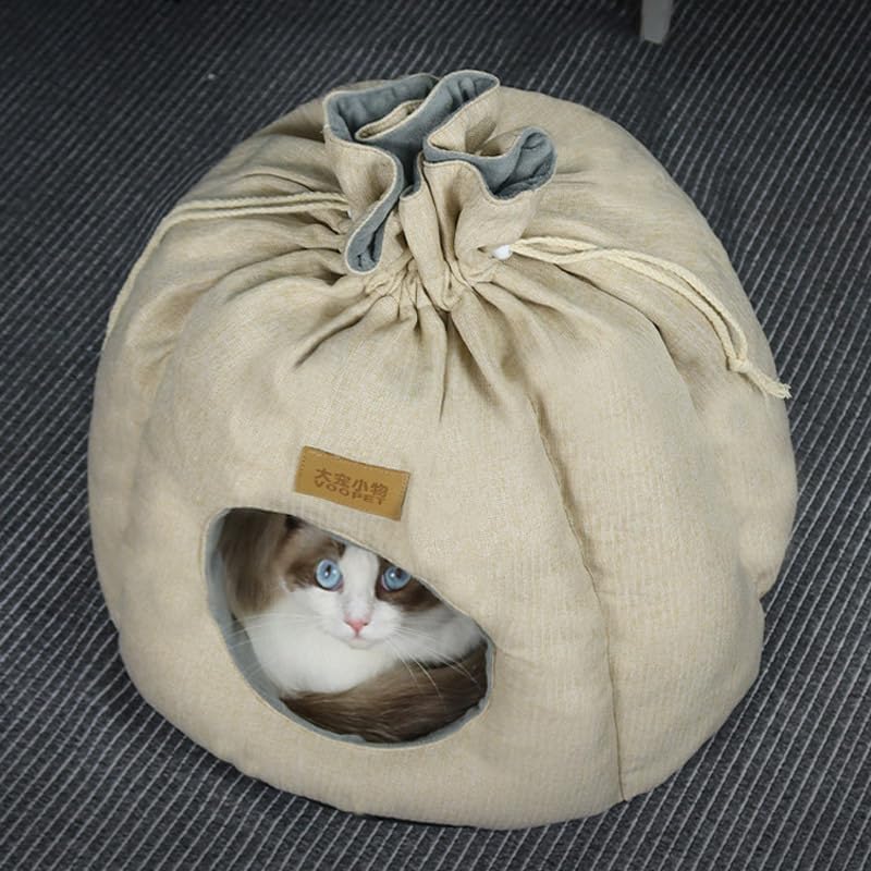 猫 ペット ベット ドーム型 冬 可愛い テントハウス 寒さ対策 猫 ペットハウス 室...