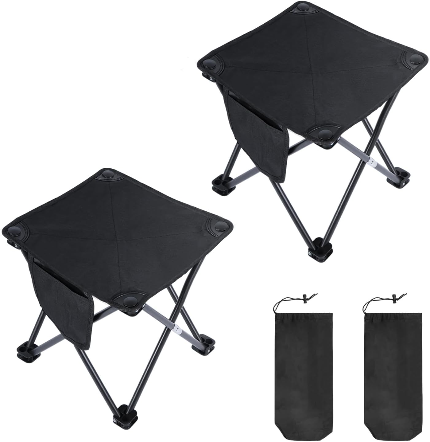 折りたたみ椅子 アウトドアチェア 小型折りたたみ椅子 釣り バーベキュー 登山 アウトドア キャンプチェア 瞬時収納 収納付き 収納バッグ 持ち運び簡単 "軽量" × "簡単" 折りたたみ椅子 おしゃれ アルミ 軽い 小さい ミニ丈夫 行列待ち スポーツ観戦 キャンプ 運動会 収納袋のサムネイル