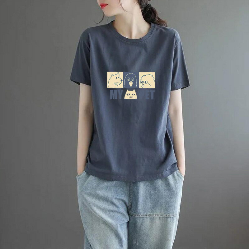 樂天商城 - 【30時間限定！20％OFF】 2026年新作 半袖Tシャツ レディース オーバーサイズ 韓国風 ビッグサイズ対応 通気性抜群 快適な着心地 自宅でも仕事でも使える コーディネートしやすい おしゃれな一着