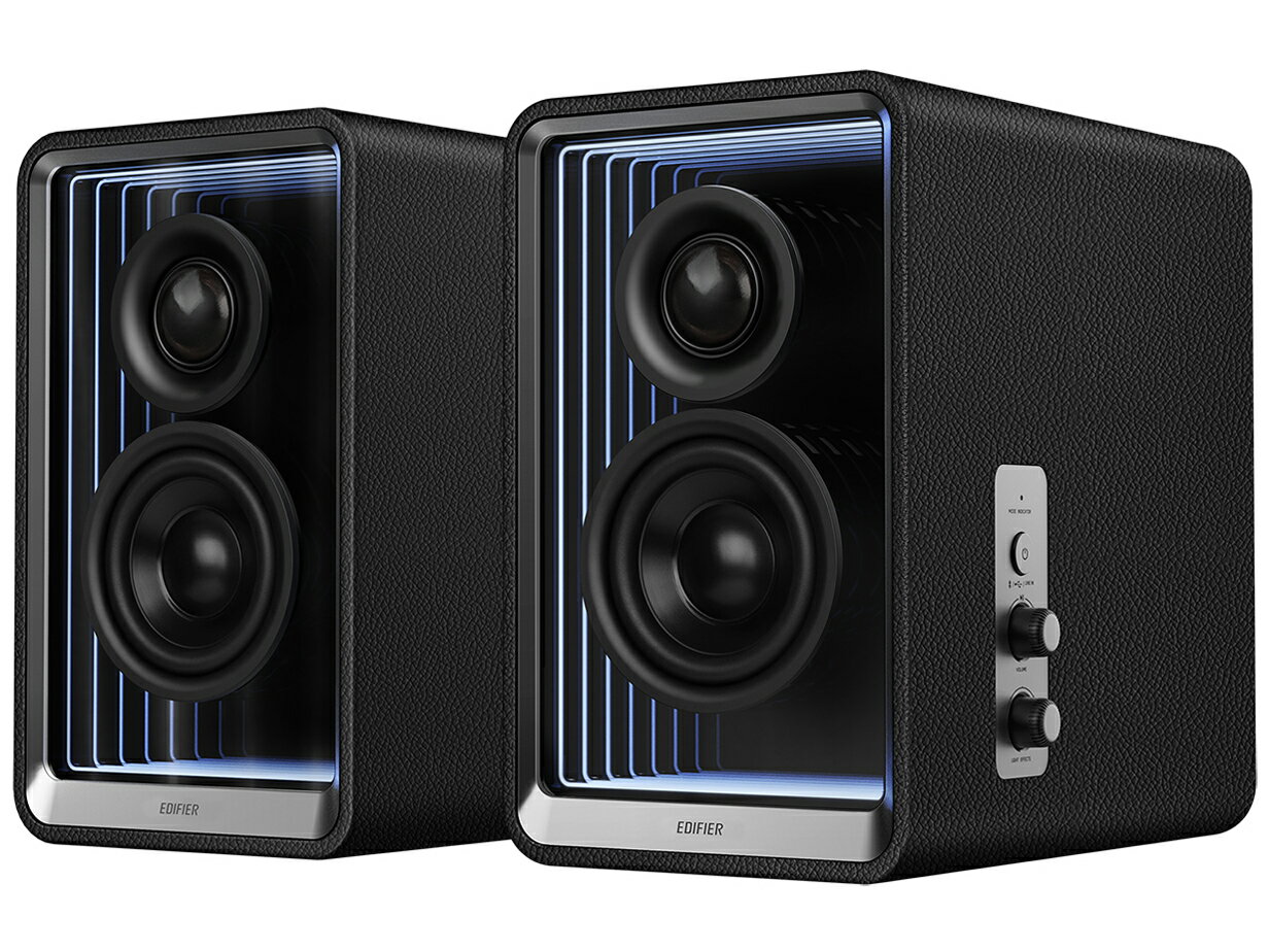 ※新品 Edifier GaN充電器搭載2．0アクティブスピーカー Edifier QR65シリーズ ブラック ED-QR65-BK [EDQR65BK]※