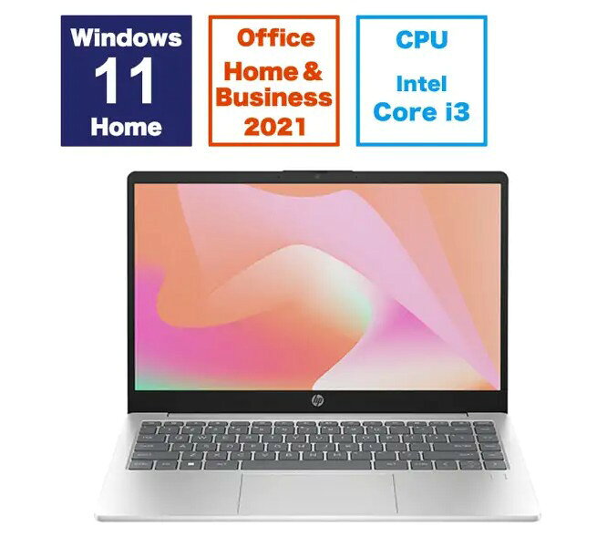 ノートパソコン 新品 HP 14-ep0000 806X9PA-AAAM 14インチ Core i3-N305 SSD容量256GB メモリ8GB Office 2021搭載 日本語版キーボード Windows 11 日本語版キーボード バッテリ駆動時間 最大 8.5 時間 マウス付き Webカメラ