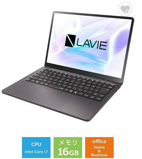 ノートパソコン 新品 NEC LAVIE SOL S1375/JAB PC-S1375JAB 13.3型 Core i7 1355U SSD512GB メモリ容量16GB Office 2024搭載 Windows 11 タッチパネル 顔認証 Webカメラ 日本語キーボード
