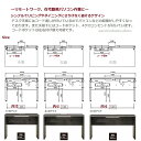 MODERNO 100幅×50奥行デスク+43ワゴン 2点セット 天板セラミック柄 机 デスク 書斎机 【産地直送価格】 3