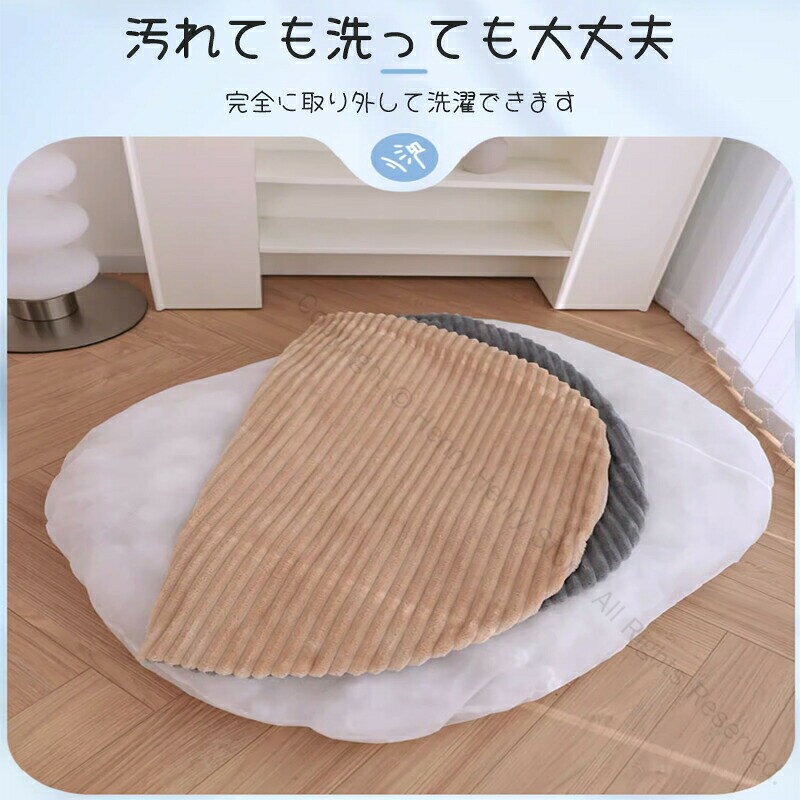 猫ベッド 布団 秋用 冬用 ペットベッド 寝具 洗える おしゃれ かわいい 犬猫兼用 犬ベッド マット 大きいサイズ 通年対応 ペットソファー 大型犬 猫 ふとん ふわふわ 小型犬 sansui01-10010716 sansui サンプル画像3