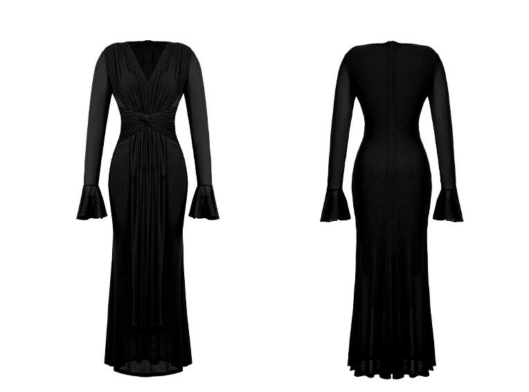 ドレス マキシワンピース 結婚式ワンピース きれいめ 着痩せ 可愛い お嬢様ワンピース セクシー マーメイド 通勤 OL オフィス タイトワンピース レディース キャバドレス