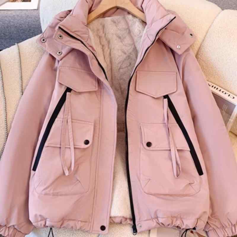 樂天商城 - 子供用コート ガールズ 中綿入り パイロットジャンパー 秋冬 厚手 女児 コットン 防寒 アウター 女の子 キッズ ブラック ピンク系 110cm 120cm 130cm 16 150cm 140cm