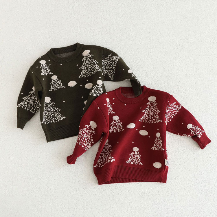 子供 クリスマス セーター 子供服 秋冬 ニットセーター 長袖 女の子 男の子 ベビー...