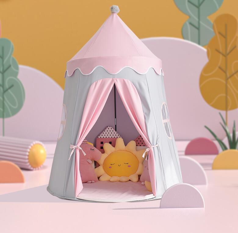 テント 子供 一人用 室内 窓付き 子供用テント 子供プレゼントボールハウステント キッズテント キッズハウス 秘密基地 プレイルーム ポールテント ギ 組立て簡単 折畳み式 ミニテント