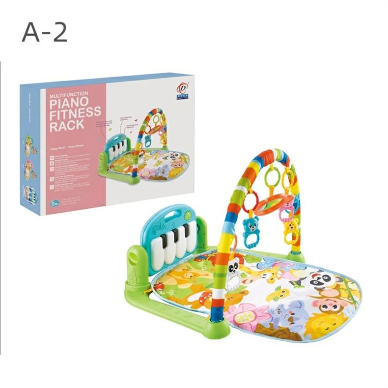 ベビージム ベビーおもちゃ　赤ちゃんおもちゃ　プレイマット ベビープレイジム あんよでキック　4WAYピアノジム　室内遊具知育玩具 出産準備　フィッシャープライス音楽＆ライトプレイマット 新生児 出産祝い プレゼント ギフト 3
