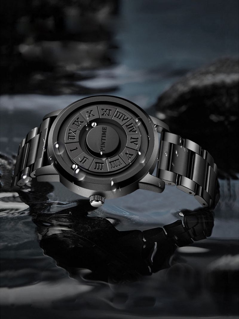 新型クールマグネット浮上ボール腕時計アイデア個性的ファッションコンセプト男女兼用父の日プレゼット