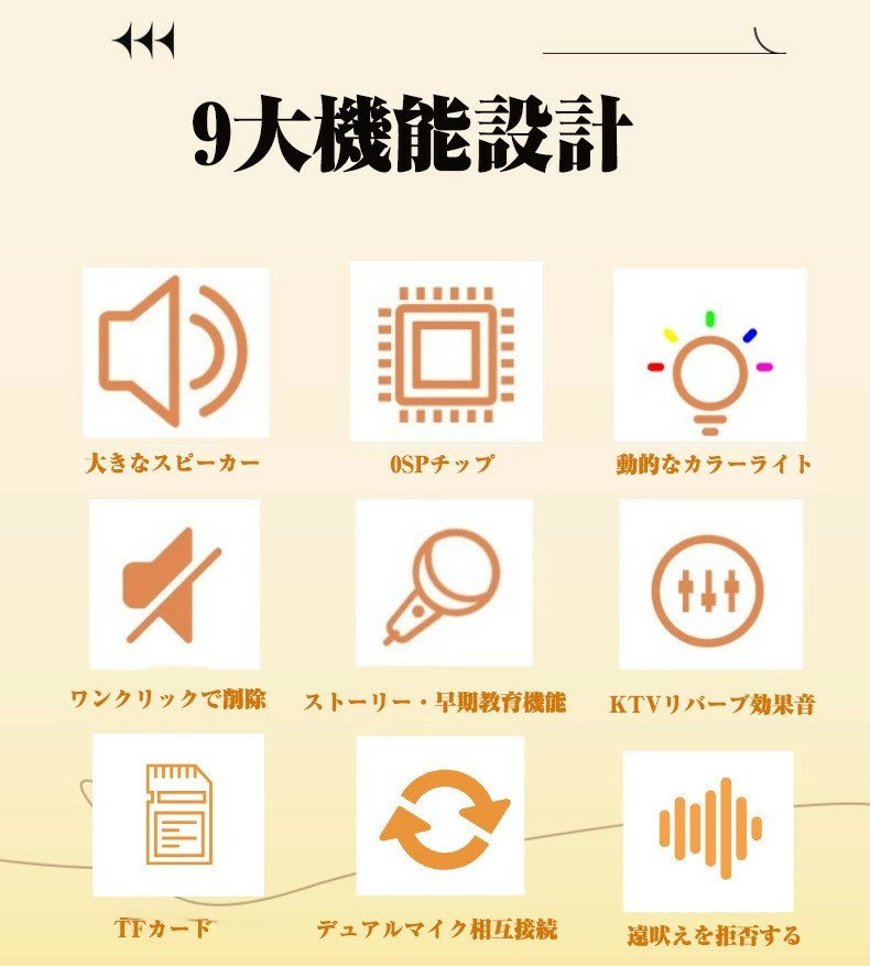 sansuiの【業界大好評】マイク ブルートゥースマイク ワイヤレスマイク カラオケマイク 5.3Verブルートゥース bluetooth スマホとリンク可能 音チェンジ機能付き 可愛いライト機能 子供用マイク 家庭用 Android/iPhone対応 宴会 新年会 忘年会 パーティー カラオケ｜アングル3