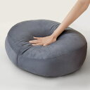 フロアクッション 55cm 厚さ 20cm クッション 座布団 座椅子 分厚い 丸型 丸 クッション 柔らかい おしゃれ ローテーブル 大きい ふわふわ ふわも...