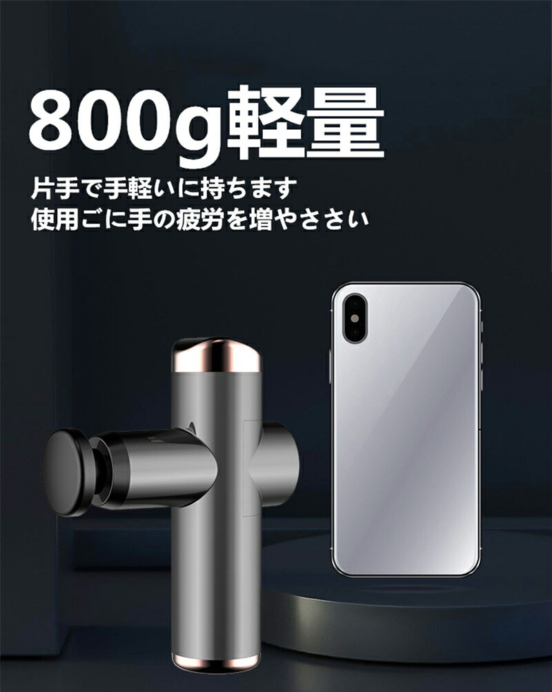 筋膜リリース 電動 マッサージガン【10段階強力振動】筋膜リリースガン 【AI技術】 マッサージ器【4種ヘッド】コードレス LCDタッチ画面 静音 軽量 全身ケア リラックス 健康 ストレッチ グッズ 電動