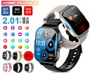 【 最新版 工場直営 】スマートウォッチ 心電図 ECG PPG 通話機能 血糖値 血圧 血中酸素 心拍数 日本製センサー 日本語 iphone android 2.01インチ大画面 歩数計 IP67防水運動モード歩数計消費カロリー 睡眠モード腕時計日本語iPhone/Android対応