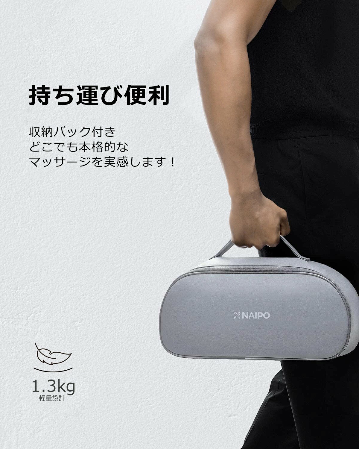 母の日 Naipo 首肩マッサージャー 指圧マッサージ機 ネックマッサージャー マッサ...