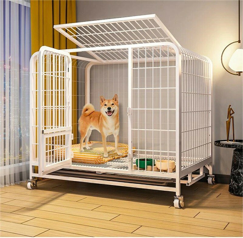 ペットケージ 犬檻 犬小屋 ケージ ペットサークル ドッグケージ ペットフェンス 小型 大型 中型犬用 ペット用品 キャスター付き
