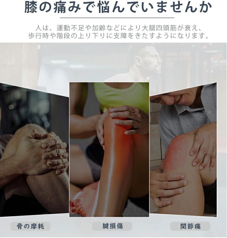 膝サポーター スポーツ ダンス 膝当て 2個セット(両膝分) 左右兼用 スポンジ マジ...