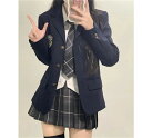 卒業式 スーツ 女の子 5点セット 学校制服 JK制服 制服 ブレザー レディース フォーマルスーツ 子供スーツ キッズスーツ 卒園式 女の子スーツ 小学生 中...