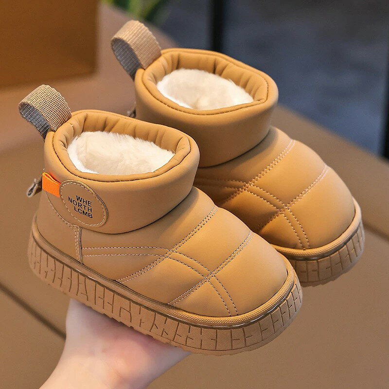 スノーシューズ スノーブーツ キッズ 雪遊び 冬 雪用ブーツ 子供靴 ウィンターブーツ ムートンブーツ ガールズブーツ ボーイズブーツ 冬用ブーツ 女の子 撥水 滑り止め 暖かい 裏起毛 防寒対策(4.0)