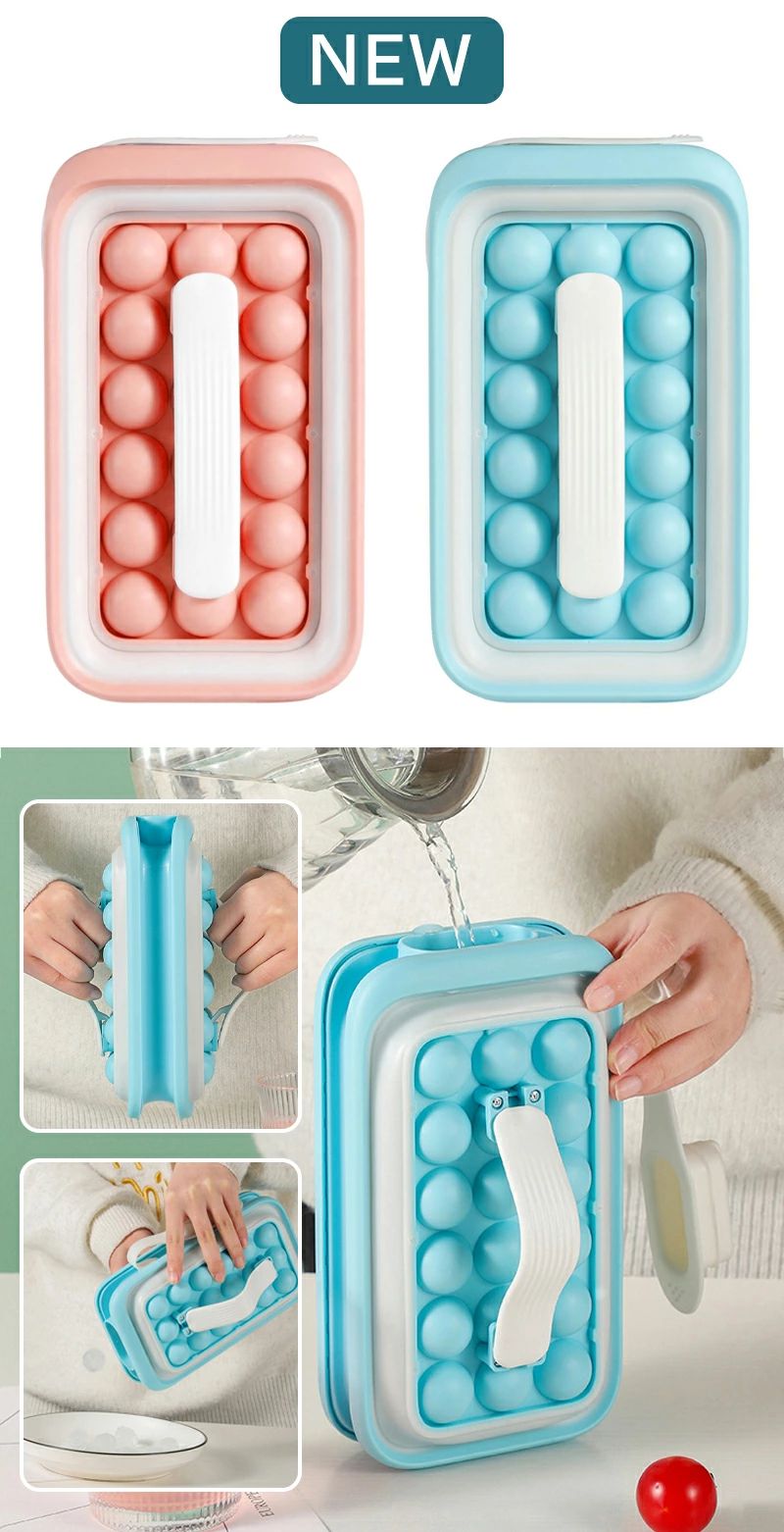【正規品限定2980円】製氷皿 製氷器 水筒 アイスボール ボトル 透明 クリアケース おしゃれ 製氷 アイストレー ひんやり クール 冷たい 丸氷 製氷 氷作る 製氷機 直径1.5CM 小型 持ち運び便利 耐熱 冷凍 アイディアグッズ アイスドリンク必須 DIY 取り出しやすい 2