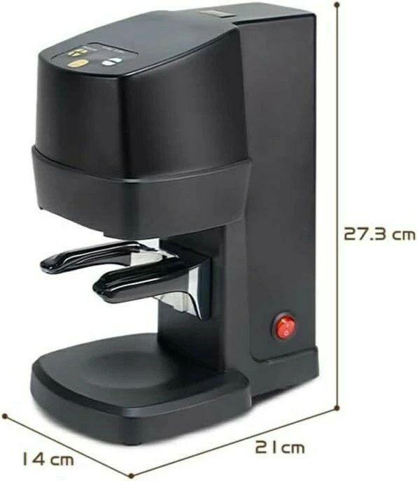 電動コーヒータンパー コーヒースケール付き58mm自動コーヒーパウダープレス機、10-30KG圧力調整可能 カフェ ダイニング用の高さ調整可能なスタンド付きコーヒーレベラー