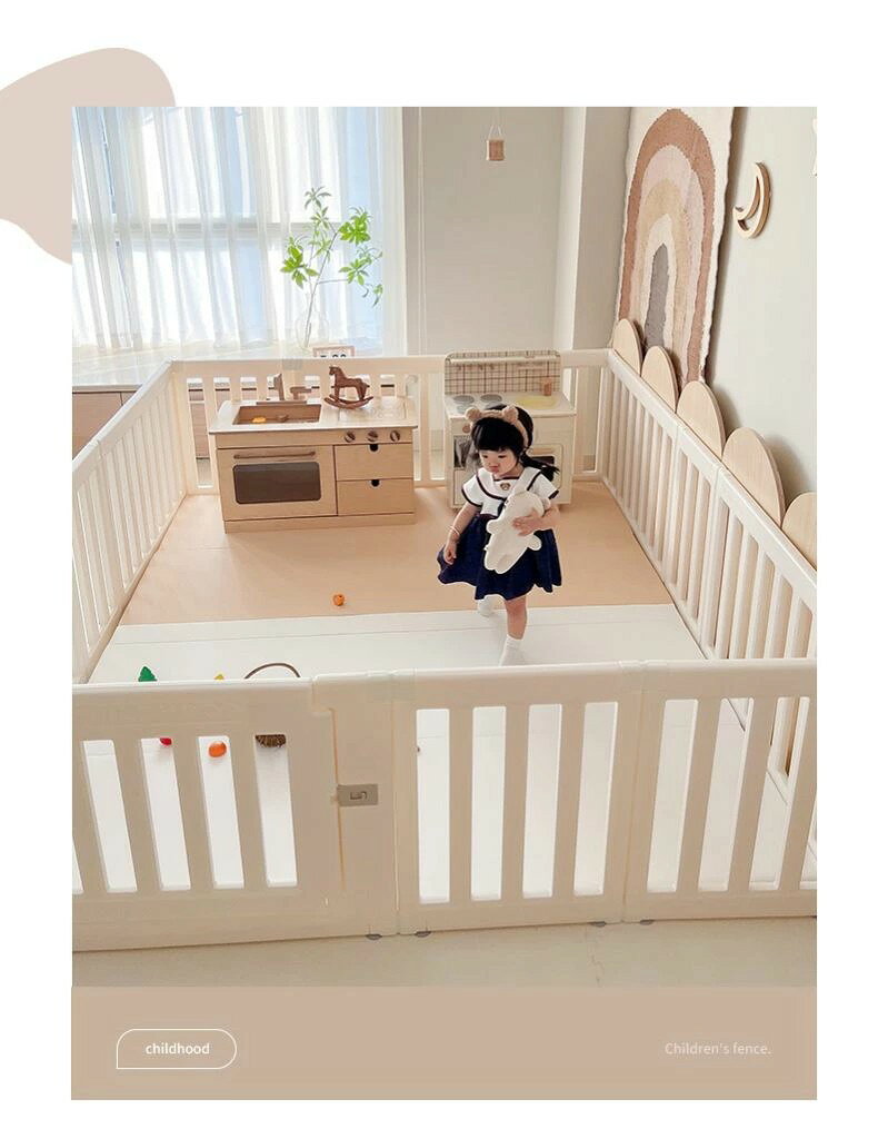 ベビーサークル ドア付 ベビーフェンス 150cm 180cm 200cm プレイサークル ベビー...