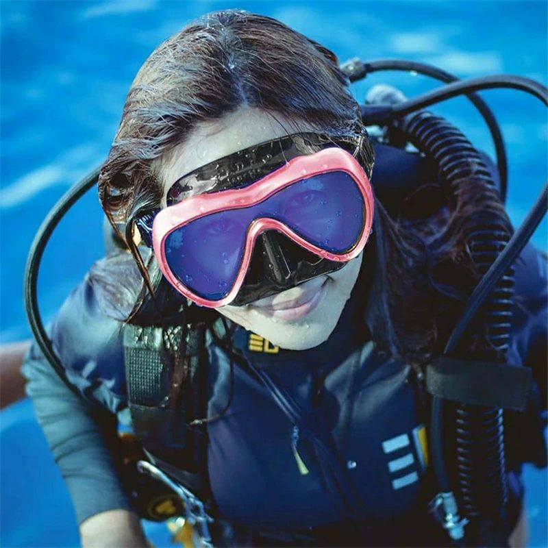 水漏れ防止 ダイビングマスク 曇り止め 水中メガネ 2点セット スノーケル マスク ...