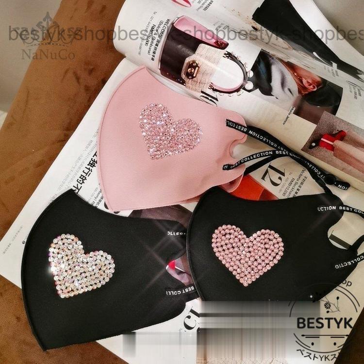 マスク 洗える ひんやり 涼しい キッズ 子供 オシャレ ウレタンマスク 2枚セット 布マスク 立体マスク 接触冷感 男女兼用 UVカット 花粉 防寒 キラキラ