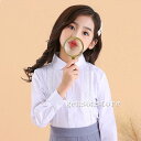 キッズ ブラウス 丸襟 ホワイトシャツ フォーマル スクール制服 蝶ボウタイ付き 2点セット ドレスシャツ 女の子 ガールズ 白 かわいい 通園 通学 発表会 入学式