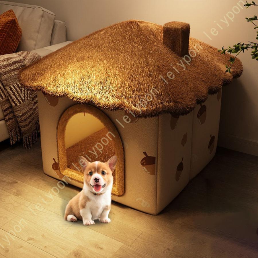 ペットハウス ドーム型 ペットベッド 犬 猫 冬 室内 かわいい ベッド テントベッド ペット ソファ ベッ..