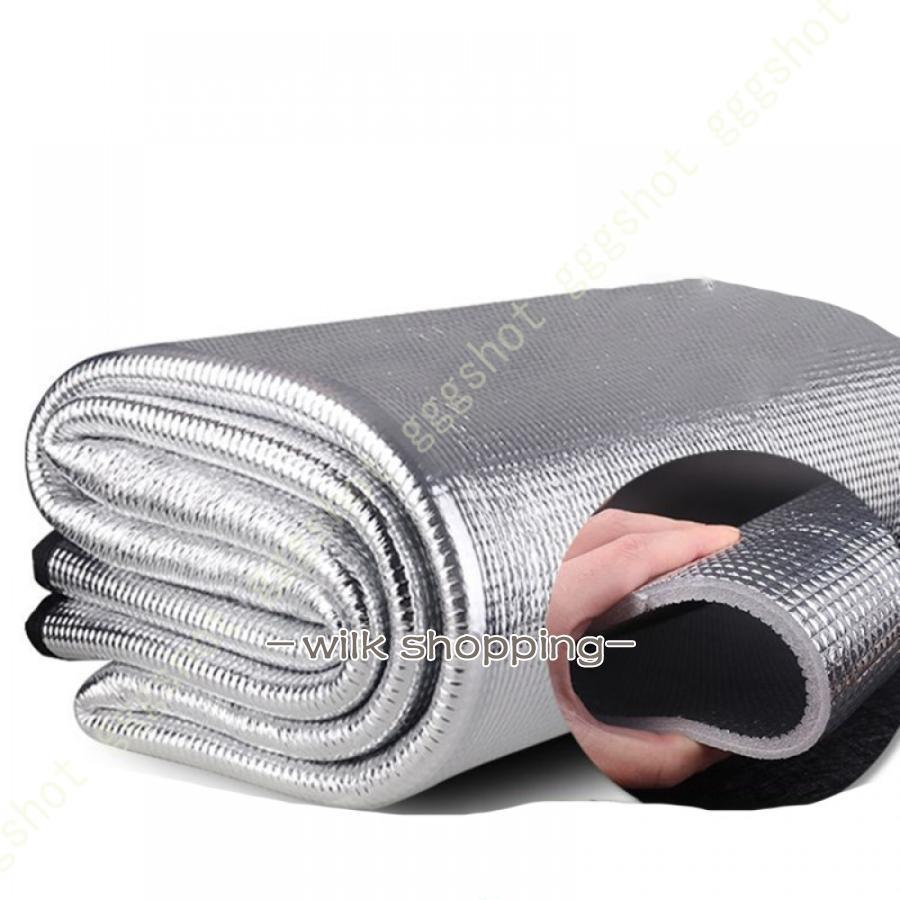 アルミシート 銀マット キャンプ用 アルミマット 保温 レジャーシート 8mmの厚 ピクニックシート 断熱マット テントマット 防水 防災 車中泊 寝袋マット