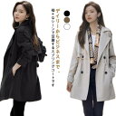 ステンカラーコート レディース トレンチコート レディース スプリングコート ステンカラーコート 通勤 コート 無地 ロング 洗える ライトアウター