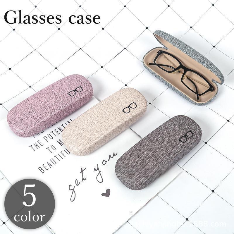 メガネケース 眼鏡入れ サングラスケース ハードタイプ ハードケース 収納 縞 耐衝撃 保護 傷防止 おし..