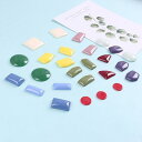 【2ケ】ハート 四角形 イニシャル チャーム パーツ 樹脂 パーツ アクセサリー 貼るタイプ 携帯 キーホルダー カバン飾り 手芸ピーズ