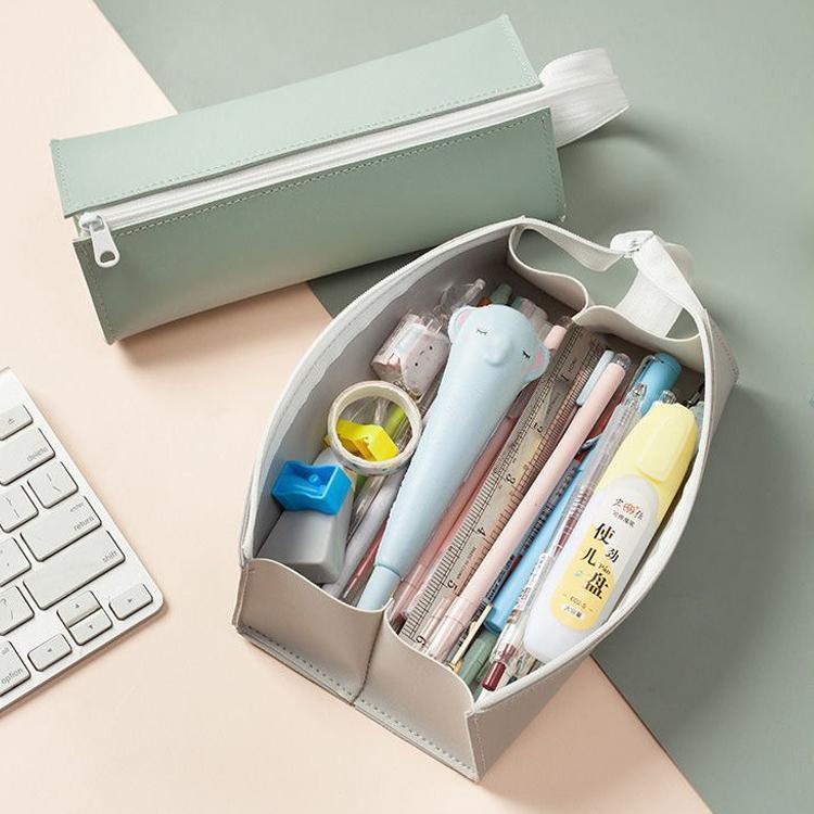 2点セット ふでばこ 筆箱 ペンケース 大容量 筆入れ ポーチ 文房具収納 ギフト 中学校 高校 小学校 男..