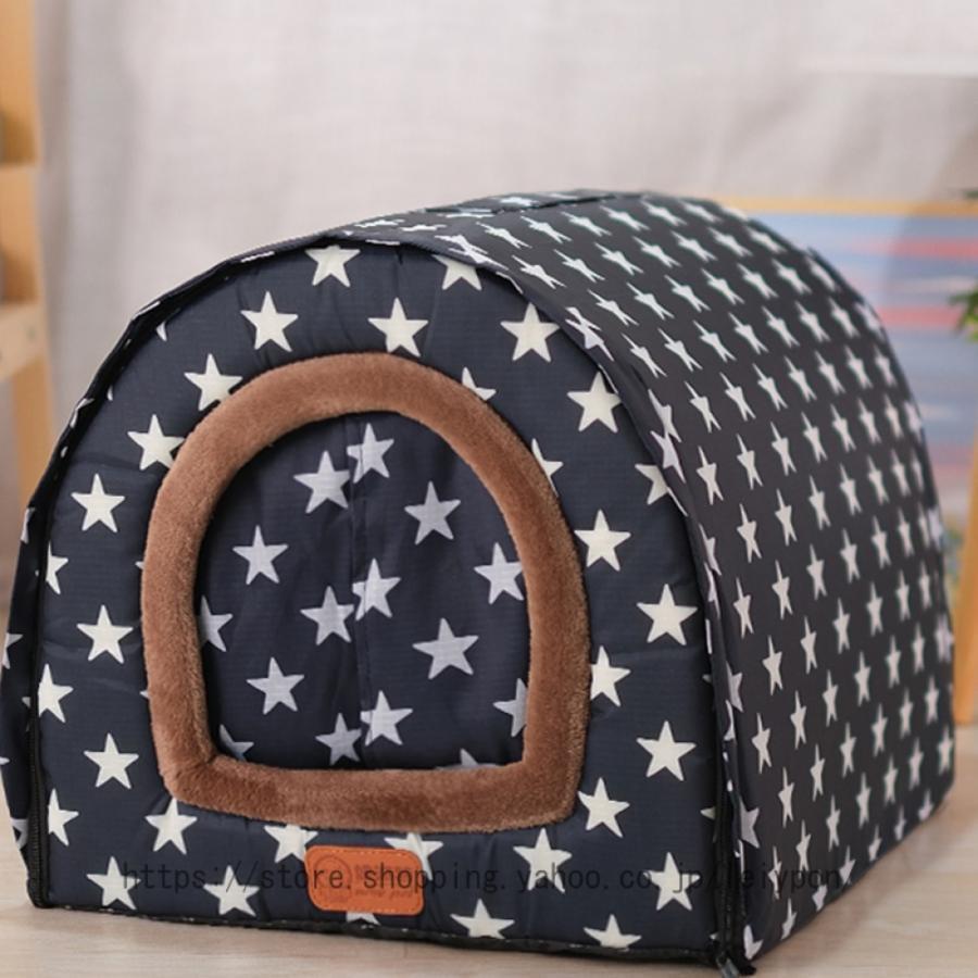 犬ハウス ペットハウス ドーム型 2way 室内 オールシーズン 猫ハウス 犬ベット ペットベッド 大型犬 中型犬 小型犬 水洗える 折りたたみ 収納可能 保温防寒