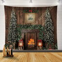 タペストリー クリスマスツリー クリスマス 壁掛け 間仕切り インテリア おしゃれ 鹿 雪だるま 布ポスター カーテン 新築祝い お店 プレゼント 個性ギフト