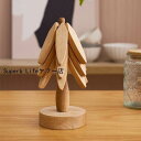 鍋敷き 木製 ツリー型 3枚入り ミニツリー 北欧 鍋 なべしき 耐熱 木製 コースター ブナの木 キッチン雑貨 ポットマット 食器 敷物 茶托 天然木