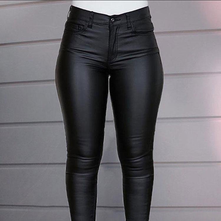 レザーパンツ レディース スキニー 革パン バイクパンツ バイク用レザーパンツ 革パンツ ストレート ラ..